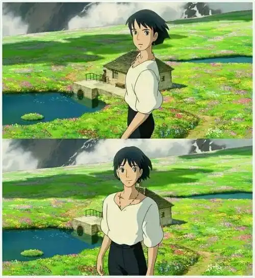 求哈尔黑发的图片