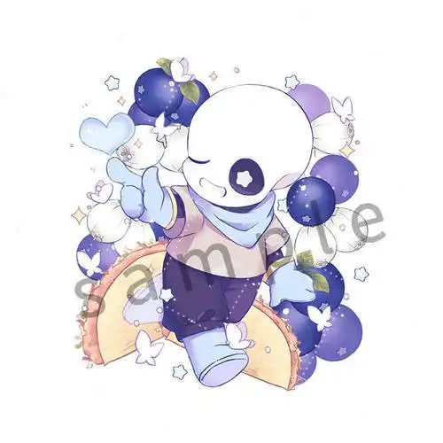 undertale周边 传说之下sans钥匙扣徽章 frisk 蓝莓 fell挂件ink 羊妈