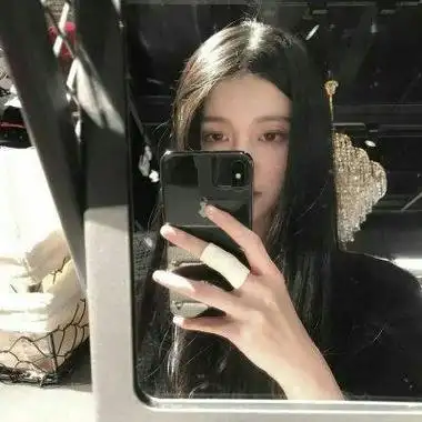 qq头像女生手机挡脸高清好看用手机挡脸女生头像图片