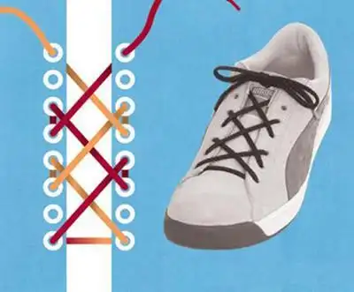 板鞋鞋带系法图解 秀出脚新花样