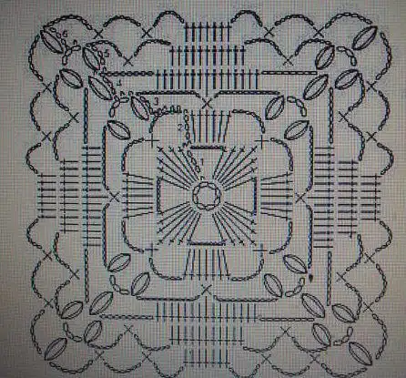 适合钩织桌布的方形花片 - 心路独舞 - 爱自然 爱生活  爱美丽