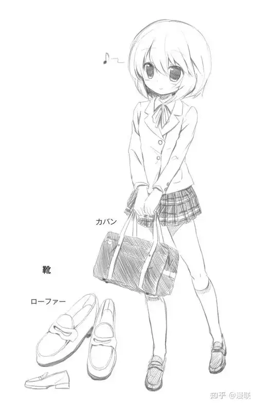 日系漫画服饰的绘制方法三