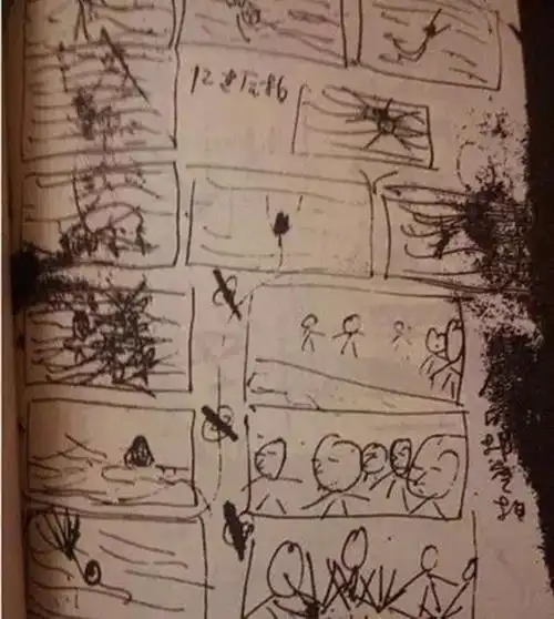 【艺品投】集九导演分镜手稿,姜文的亮瞎了