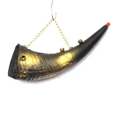 云南纯手工艺品家居饰品避邪镇宅功效小号牛角号