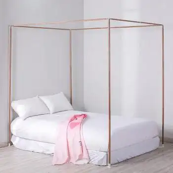 狄秋蚊帐支架单买单独的蚊帐支架家用四方形杆子加粗加厚落地铝合金管