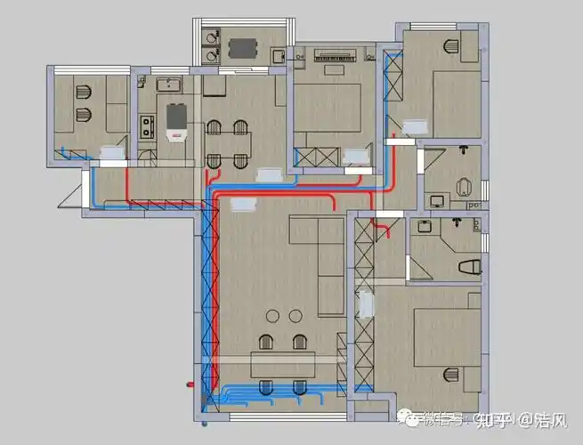 洁风设计湖南长沙新风系统设计施工案例
