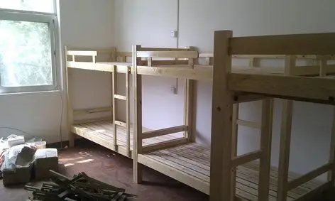 4款员工宿舍床布置装修效果图 公司员工宿舍公寓高低双层床设计图