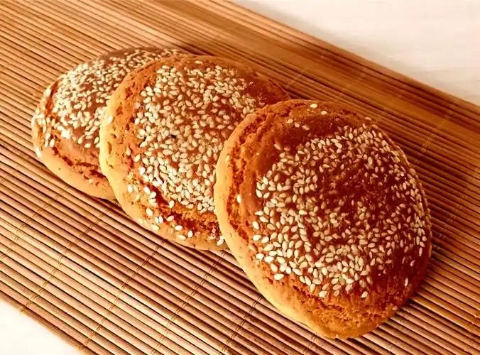 山西特产鑫苗太谷饼70克 *30袋整箱2100克包邮传统糕点零食小吃