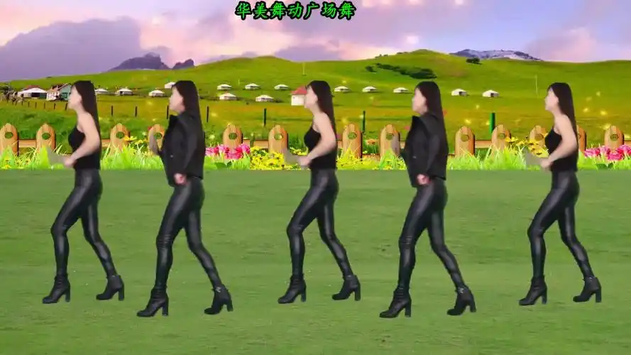 自由摆胯广场舞《社会摇》动感dj8步 好听好看附教学