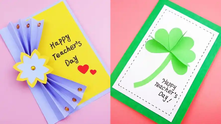 教师节贺卡不用花钱买,简单几步就能做一个,手工diy折纸教学