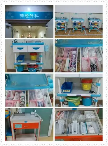 2018年8月2日护士长夜查房---治疗车"2s管理"