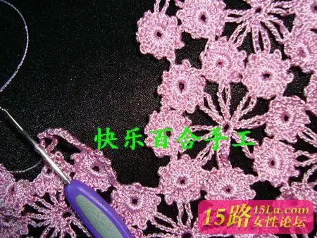 整花分袖的梅花小坎有详细过程图解