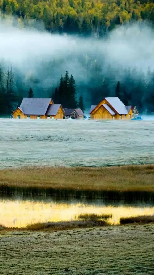 喀纳斯被称作"神的后花园" 风光旖旎,令人流连忘返.@视觉中国