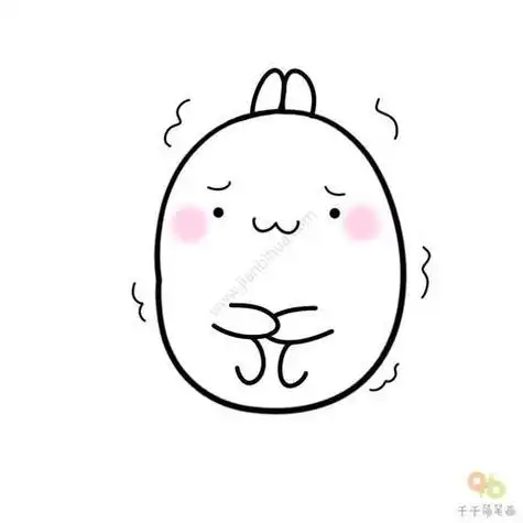 颤抖表情简笔画简笔画此时的小v在寒冷中瑟瑟发抖角落瑟瑟发抖表情包