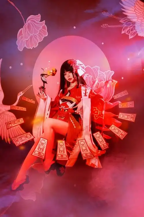 《阴阳师》——彼岸花cosplay_腾讯新闻