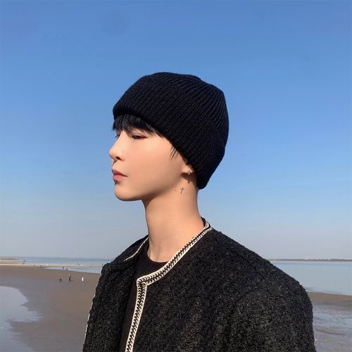 针织帽男潮牌青年