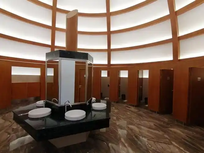 探访张家界网红厕所 黄龙洞茅斯成新"景点"(组图)