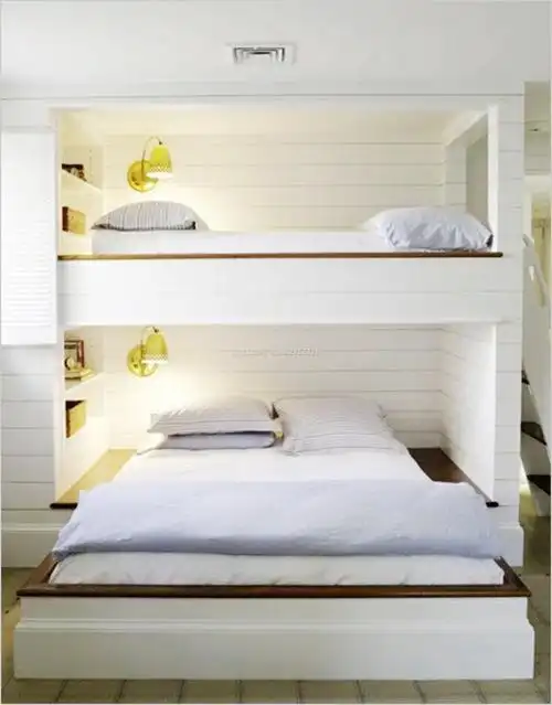 房间现代简约双层床装修效果图