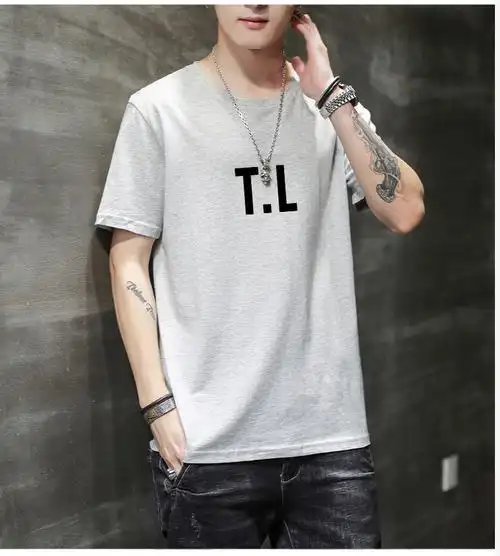 夏季男士短袖t恤衫男韩版打底衫男半袖百搭圆领t恤男