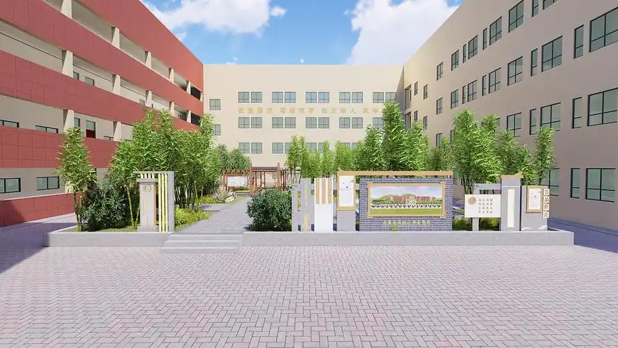 竹韵校园文化|空间|景观设计|西红柿小牛仔_原创作品-站酷zcool