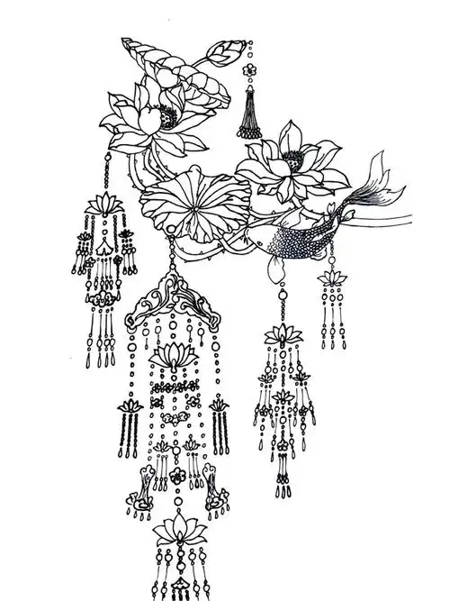 《步生莲步摇》商用需授,80r