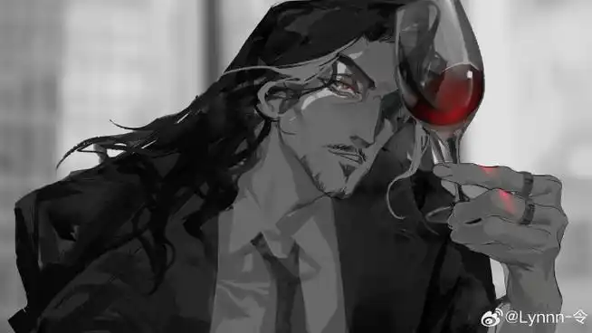 画了个狮子王/刀疤拟人的手书.黑手党paro.