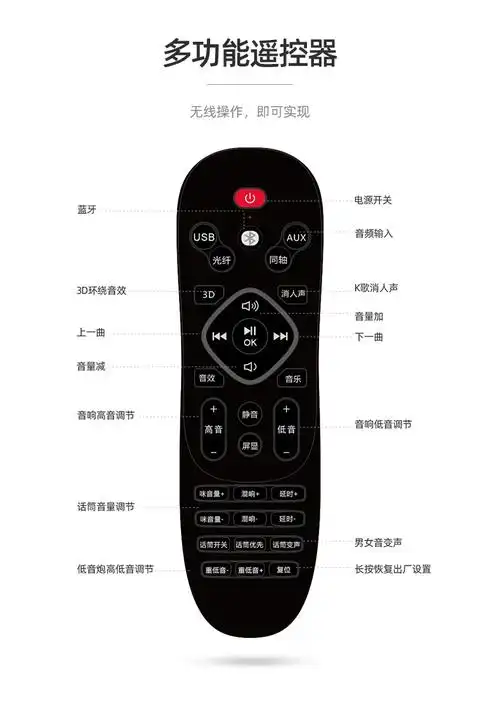 amoi/夏新l6家庭ktv套装音响无线话筒电视麦克风蓝牙唱歌音箱