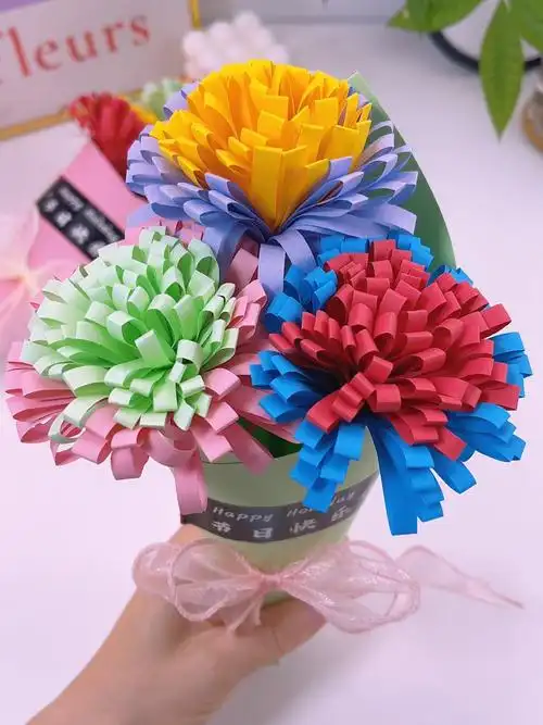 手工花朵  #教师节手工  #教师节手工花朵