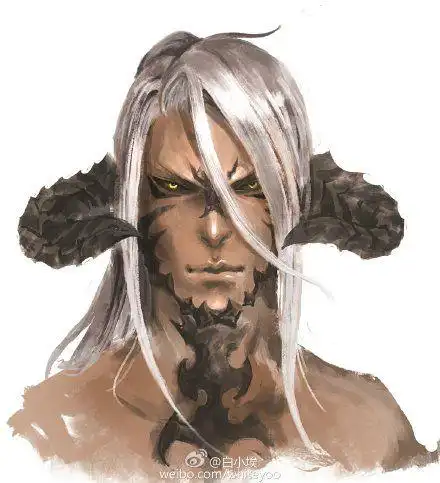 ff14# 一个自带涂鸦过程的,比较常见的……龙男的头