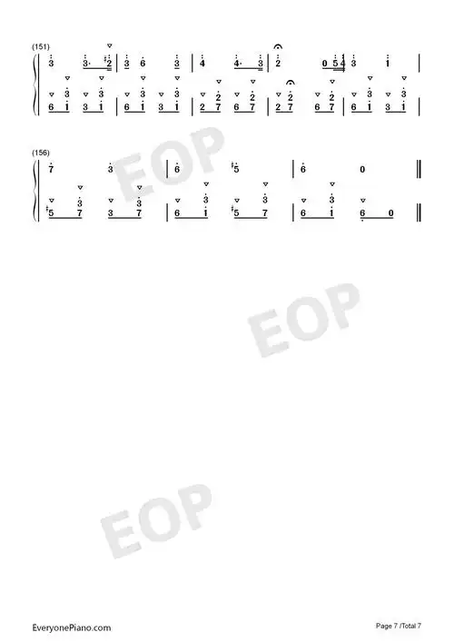 苏维埃进行曲-红色警戒3主题曲双手简谱预览7