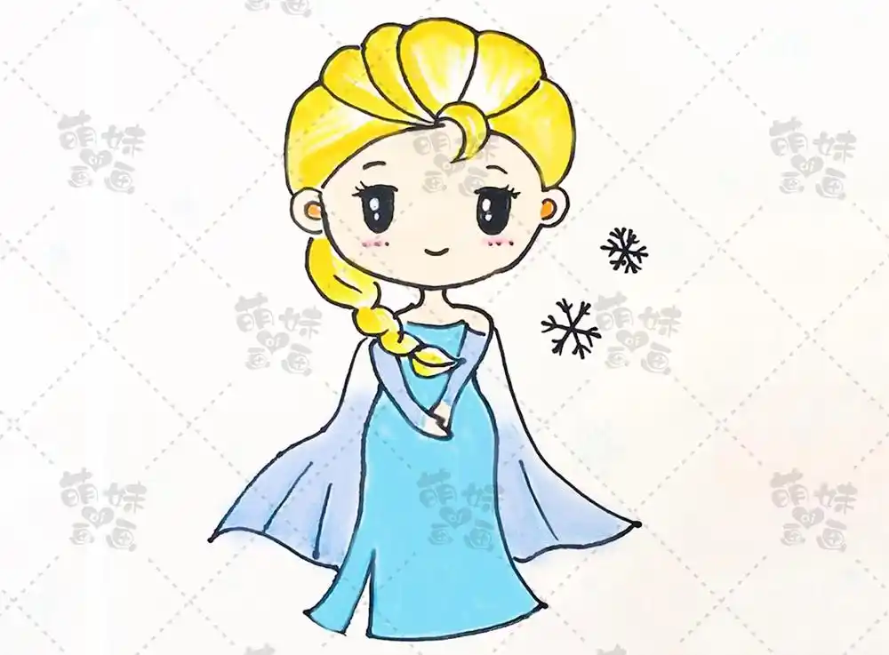 简单又可爱的小公主简笔画合集选出你最喜欢的小公主吧