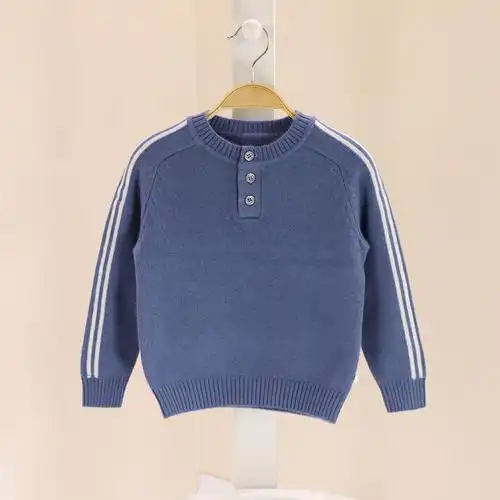 绒花糖儿童羊绒衫男童保暖舒适针织毛衣中大童韩版上衣2020新款潮