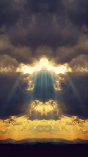 耶稣光与佛光同现