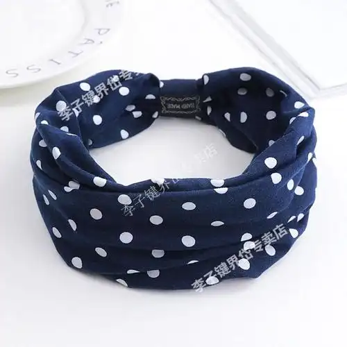 护额保暖防风护额头带运动发带女防风保暖骑行头巾防寒jc857彩色条纹