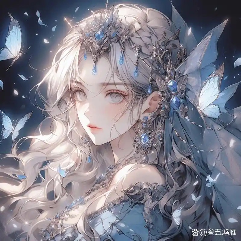 女生头像|蝴蝶少女 你挽指作蝴蝶从窗框上飞起,飞过我指间和眉宇.