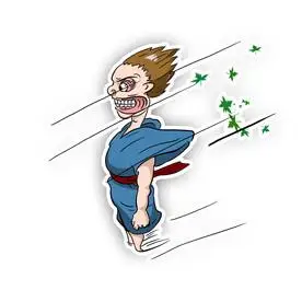 刮大风夸张的面部表情大风吹卡通共享分:100动漫美女