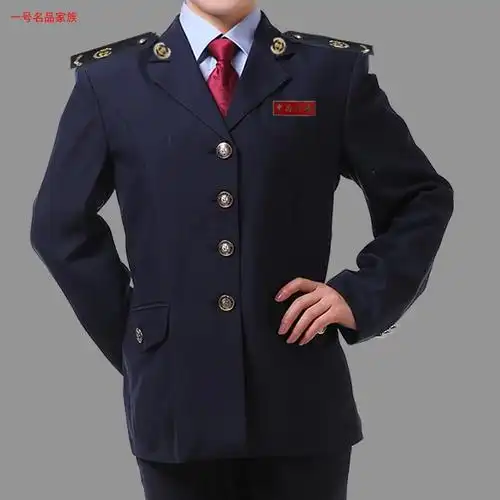 税务制服冬装四粒扣正常服工装地税其它元器件