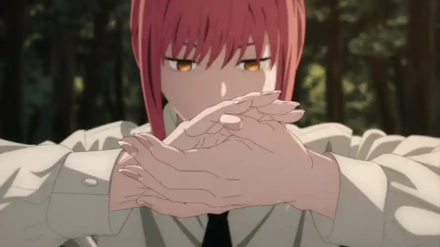 《电锯人》废萌小小红突然反差萌,变成狂战士的她,意外的好帅_动画