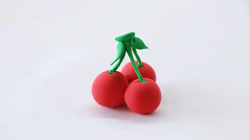 用超轻粘土做樱桃教程