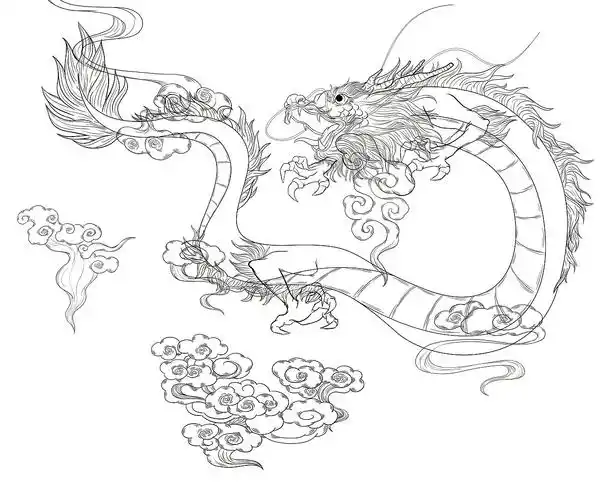 国潮系列-飞龙在天_不羁的老阿姨-站酷zcool