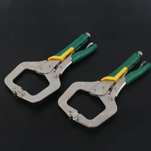 6/9/11/14/18寸c型活动头大力钳方口夹持钳方口夹子圆口大力钳