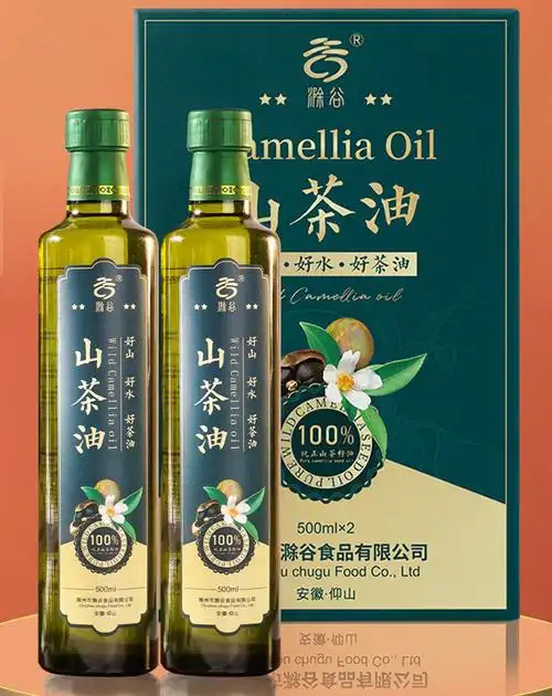 山茶油冷榨天然茶树油山茶籽油尖货500ml瓶购买2份送礼盒冷榨纯正山茶