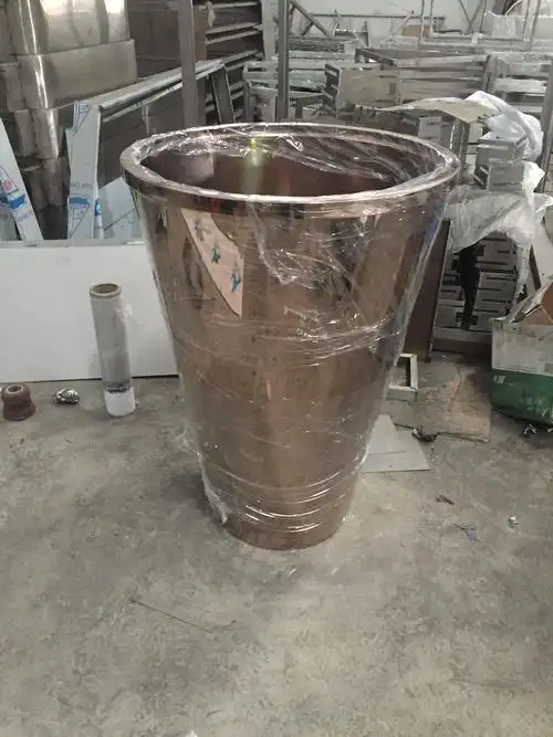 佛山不锈钢异形花箱景观装饰户外花盆量身定制