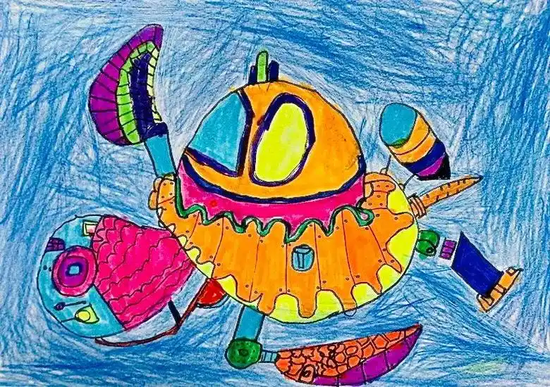 周日下午儿童创意绘画网课