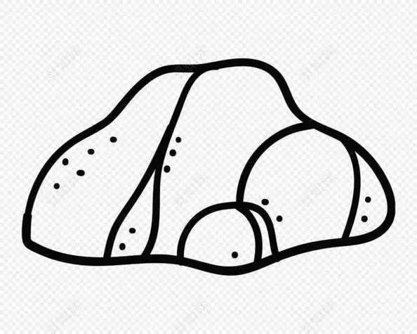 strong>石头 /strong>的简笔画怎么画石头的简笔画怎么画