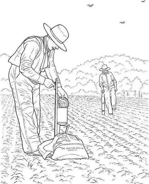 笔画图片3款农民种地耕地简笔画图片正在耕地的古代人简笔画辛苦耕作