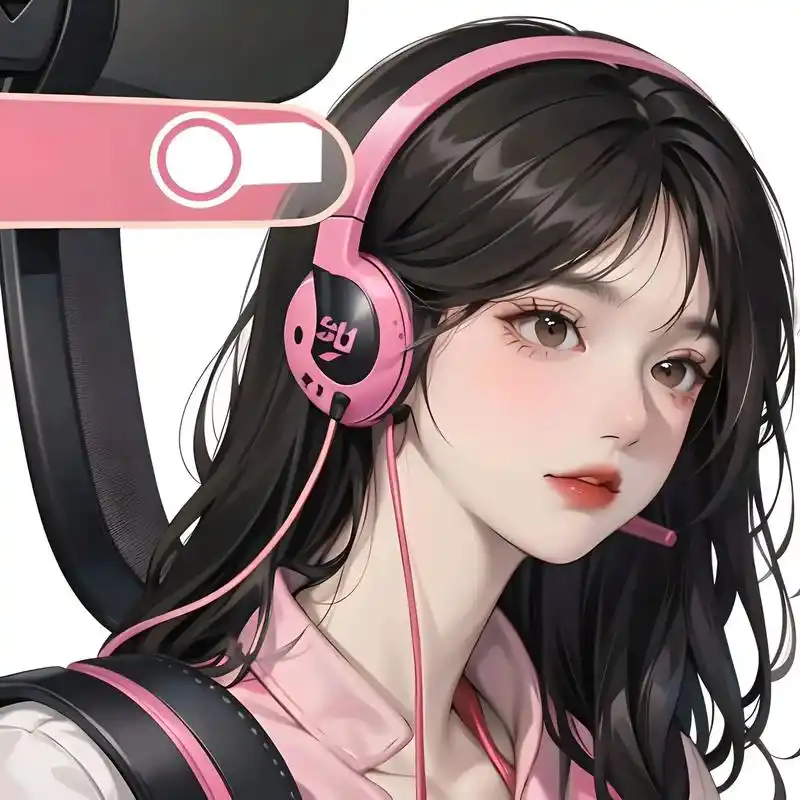 带耳机🎧的少女2|头像.#女生头像 #头像 #优质头像 # - 抖音