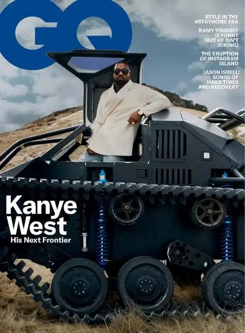 美国版gqusa智族男士时尚杂志2020年05月kanyewest104页