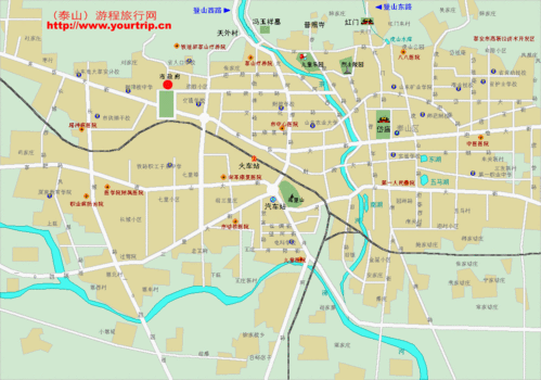 泰安市区地图