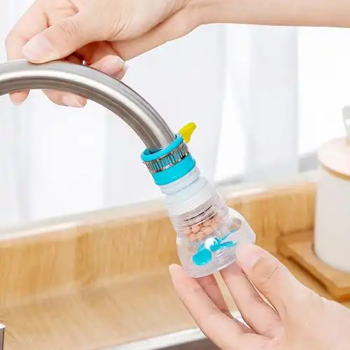 桔子家居水龙头过滤器滤嘴防溅水厨房自来水滤水器家用花洒防溅头
